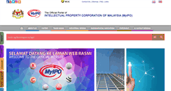 Desktop Screenshot of myipo.gov.my